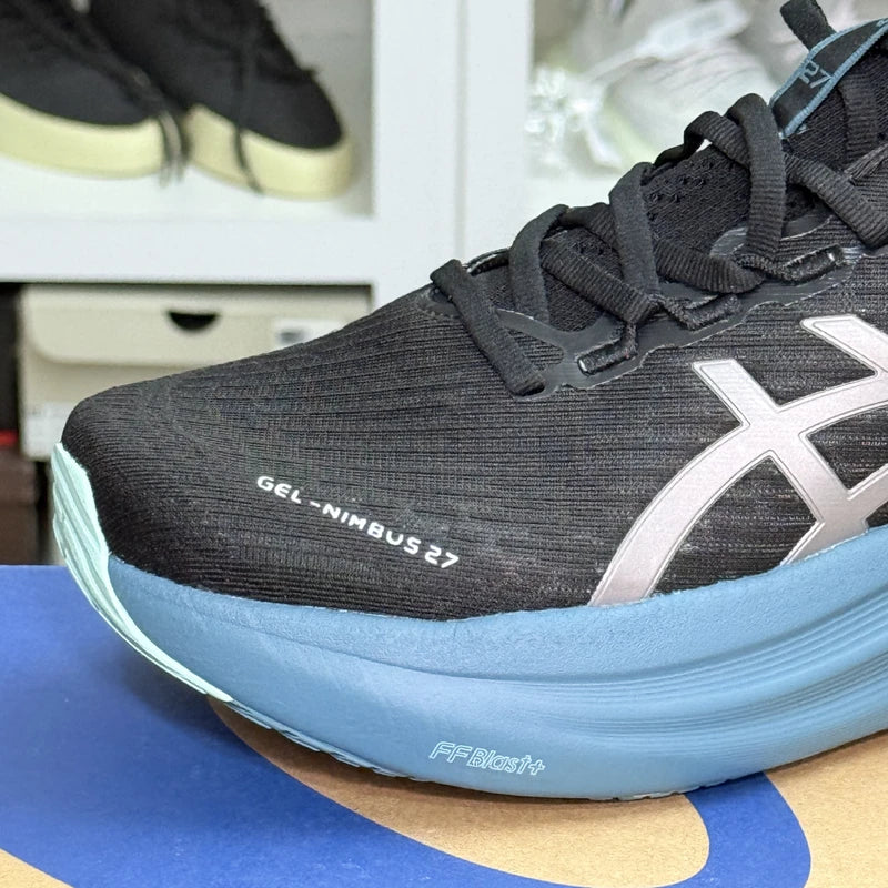 ASICS Nimbus 27 Lite Show Black Clay Grey Blue OEM grade
