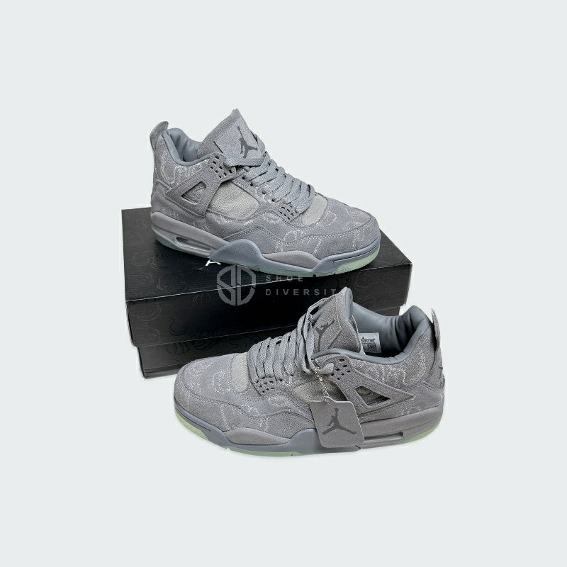 Jordan 4 Retro x KAWS Cool Grey OEM grade