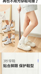 Long-Handle Shoe Horn – 70cm & 30cm | Easy Slip-On Shoe Helper