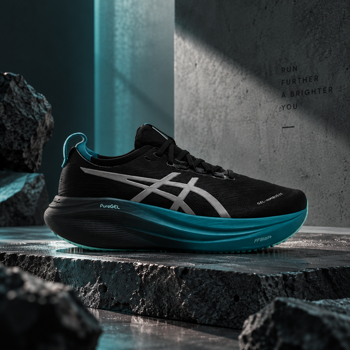 ASICS Nimbus 27 Lite Show Black Clay Grey Blue OEM grade