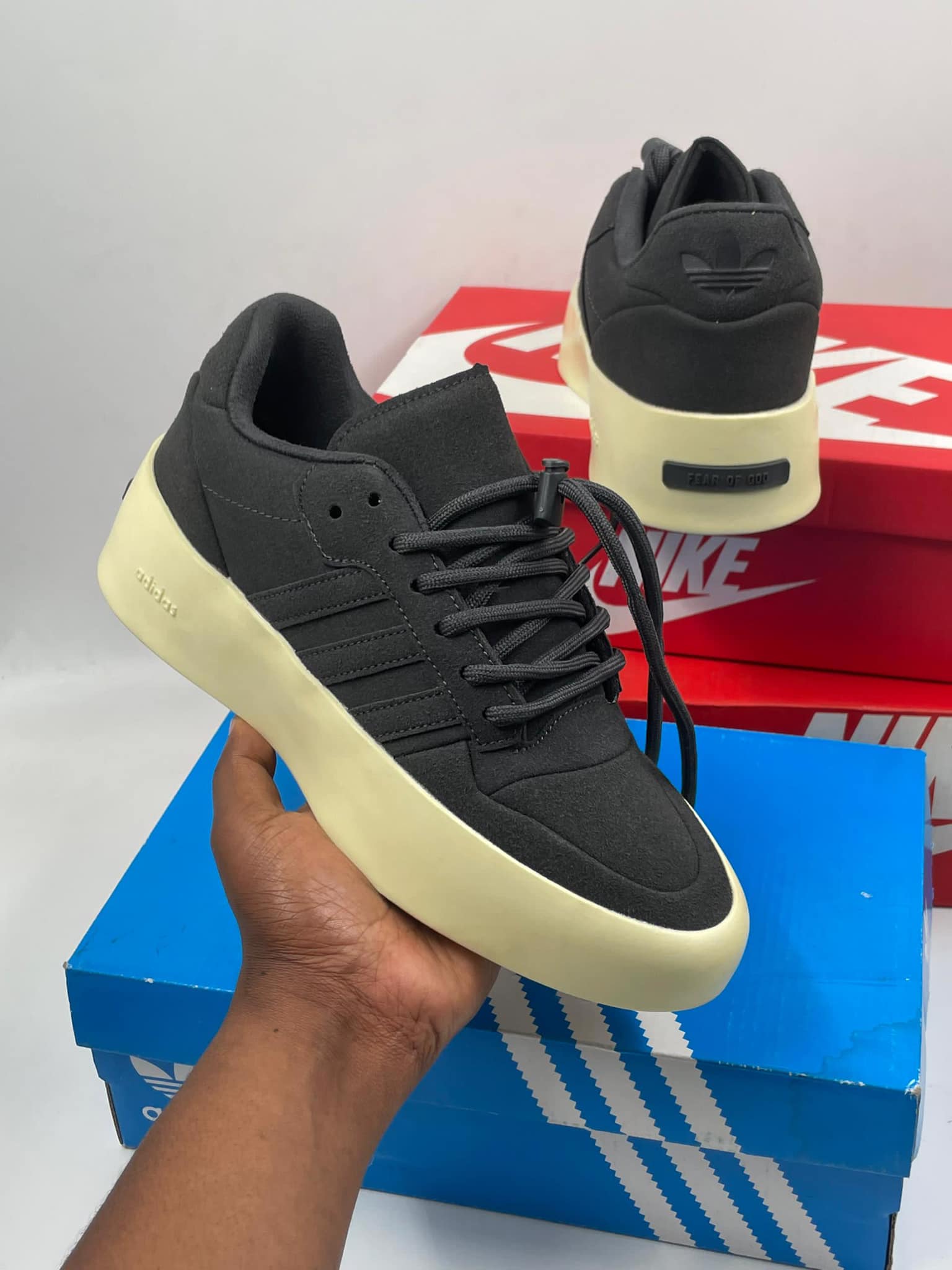 Fear of God Athletics Light Black/Cream Sole OEM grade