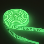 Flat Radiant Shoelace White