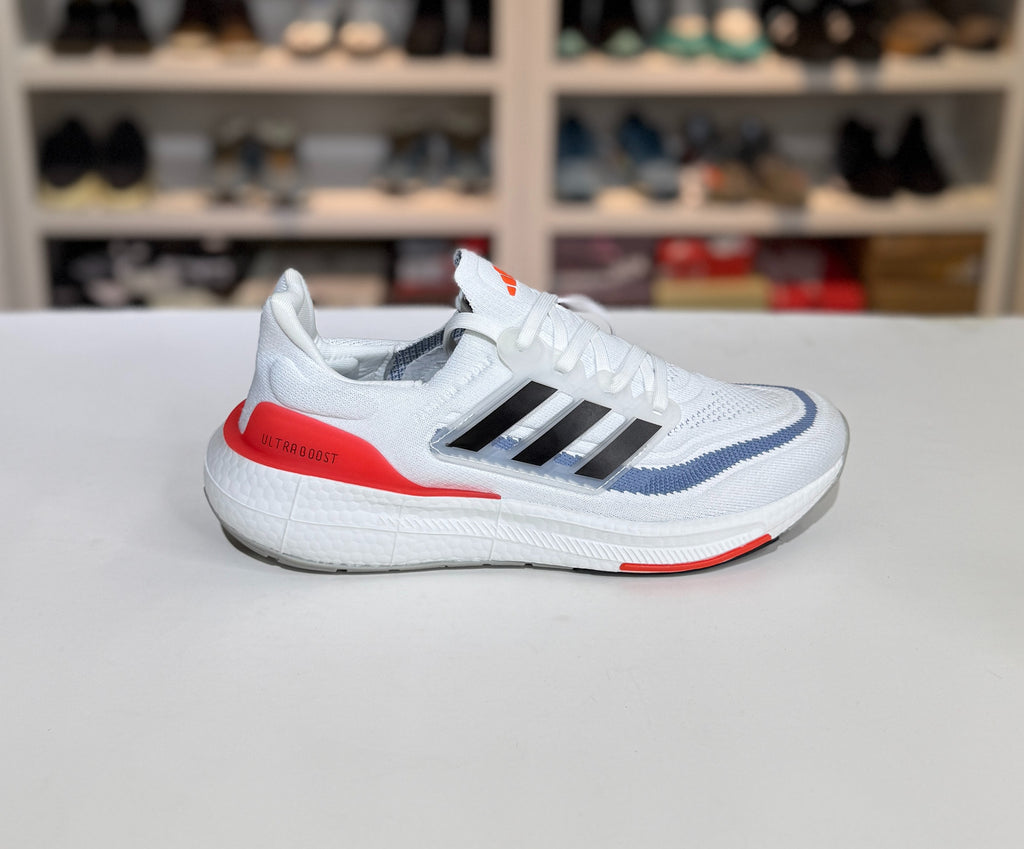 Ultraboost 21 White Red OEM Grade