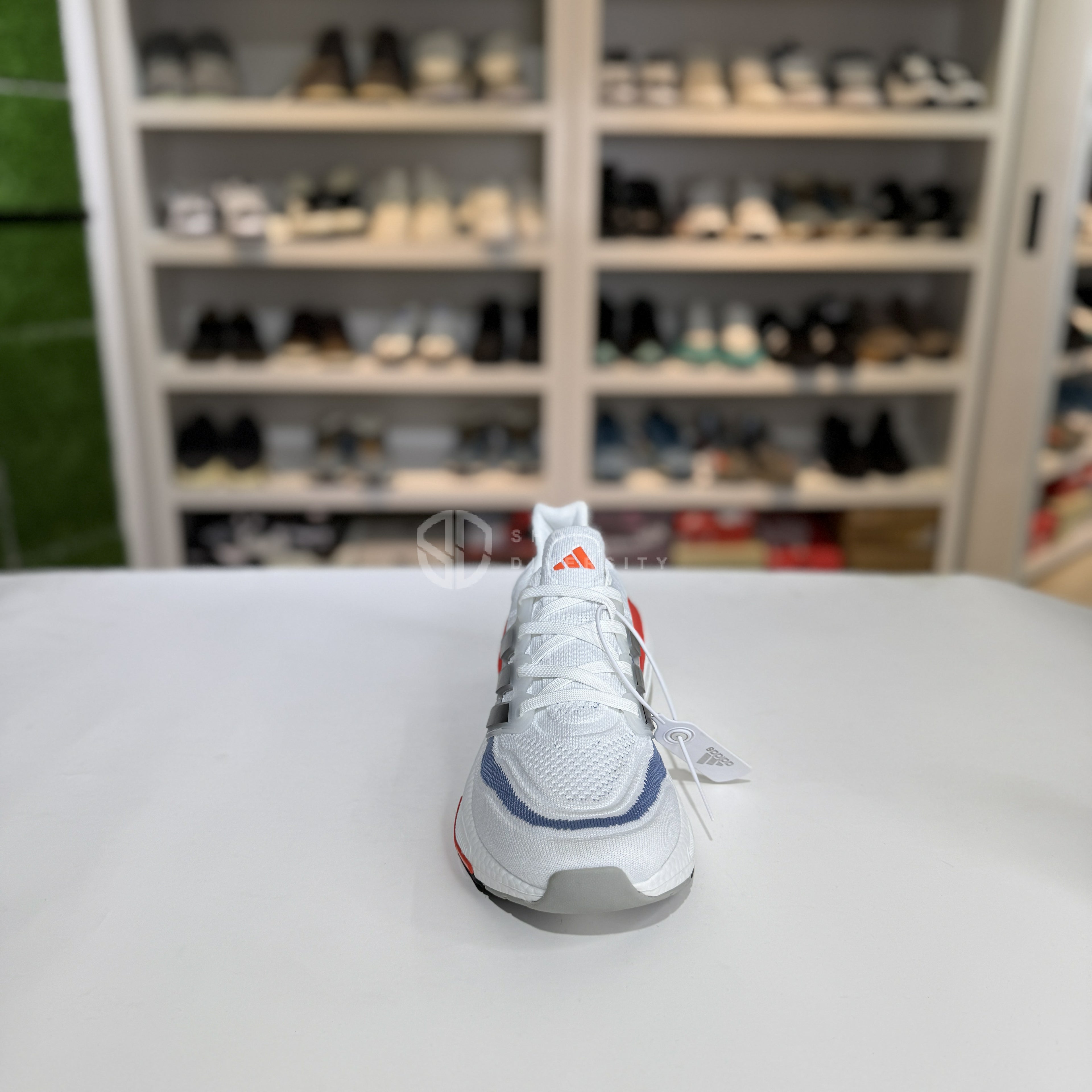 Ultraboost 21 White Red OEM Grade