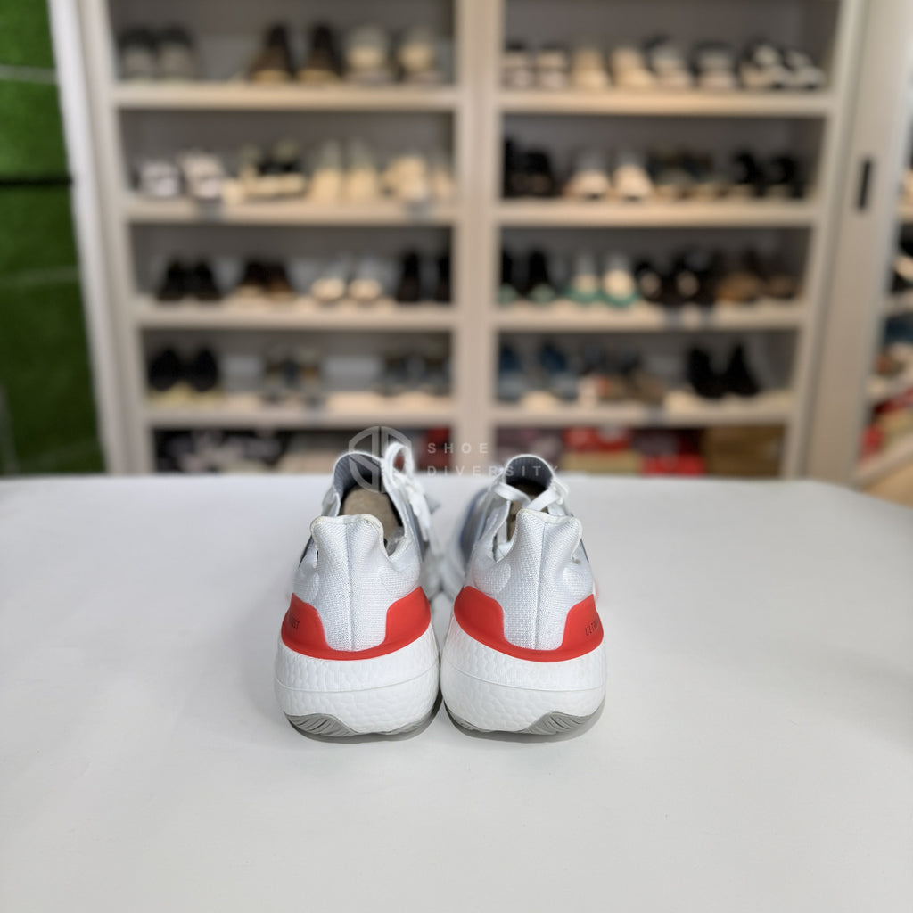 Ultraboost 21 White Red OEM Grade