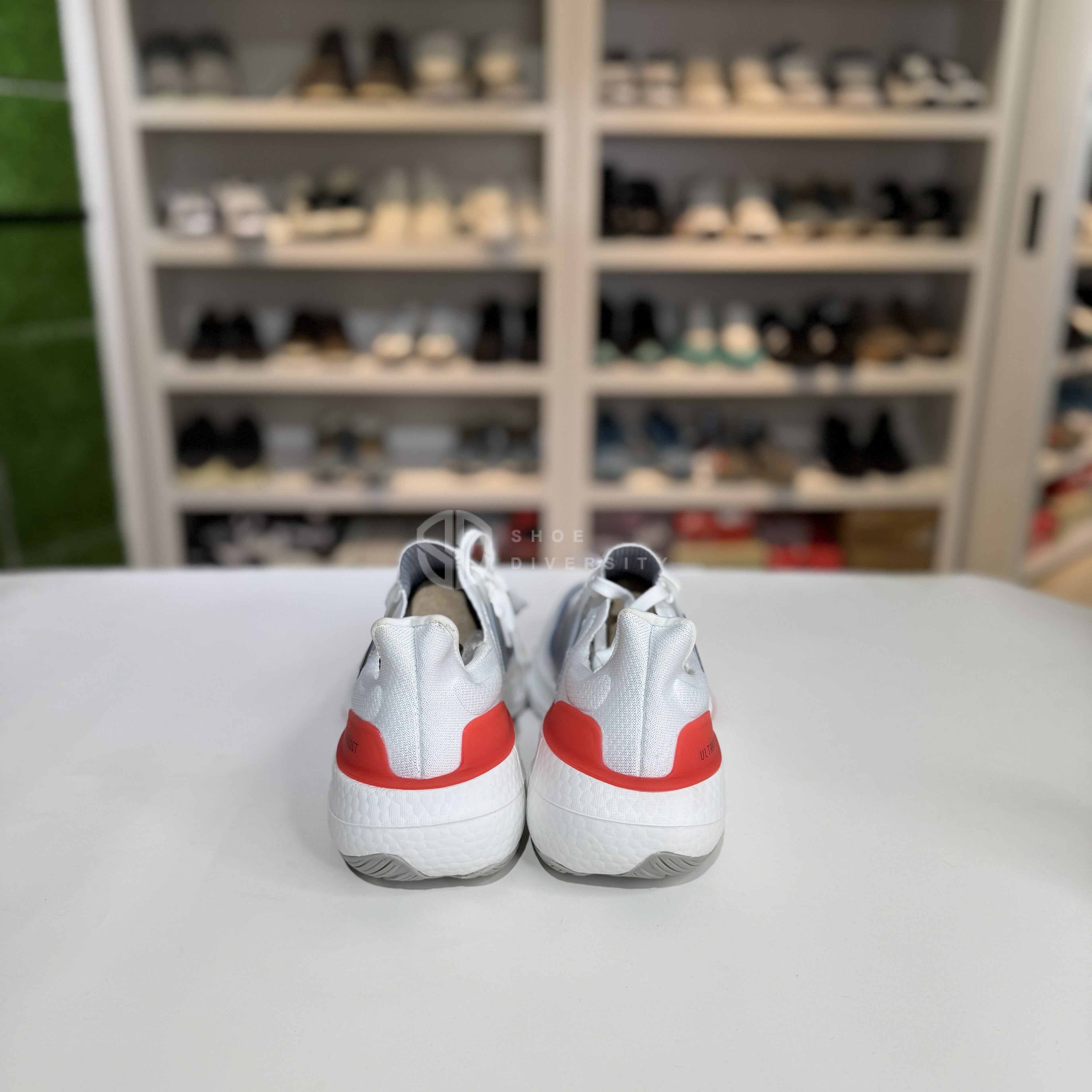 Ultraboost 21 White Red OEM Grade