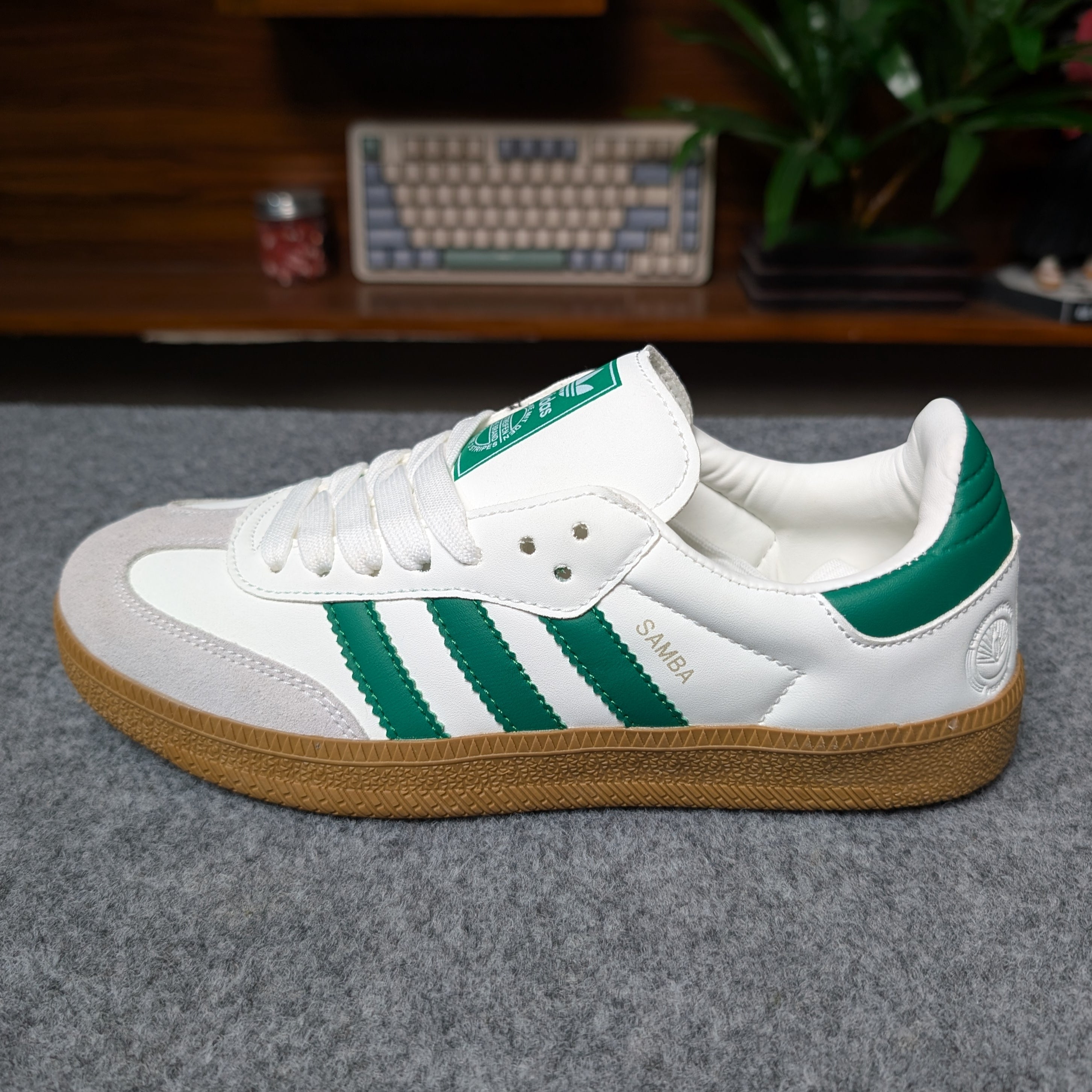 Samba White Green OEM Grade