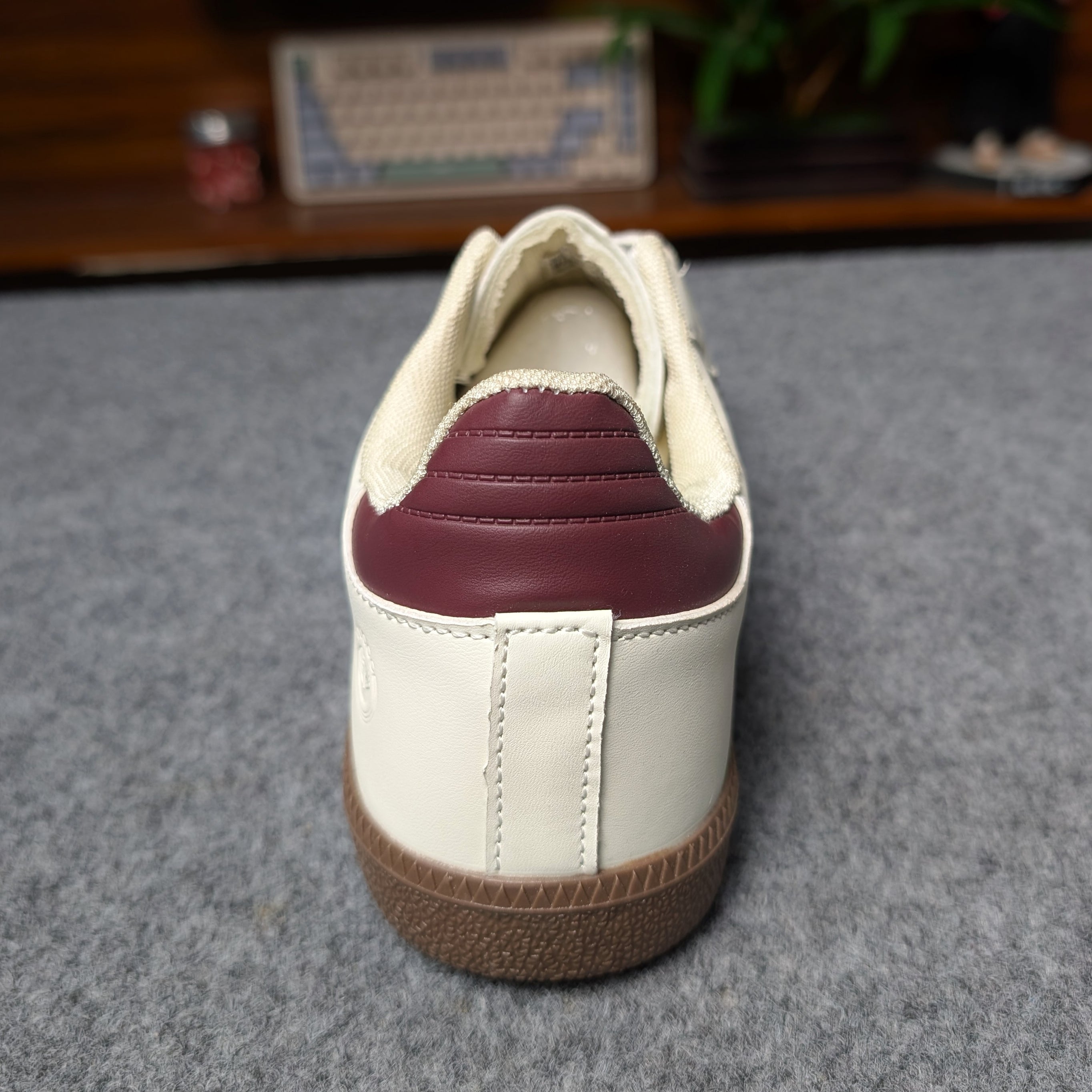 Samba White Maroon OEM Grade