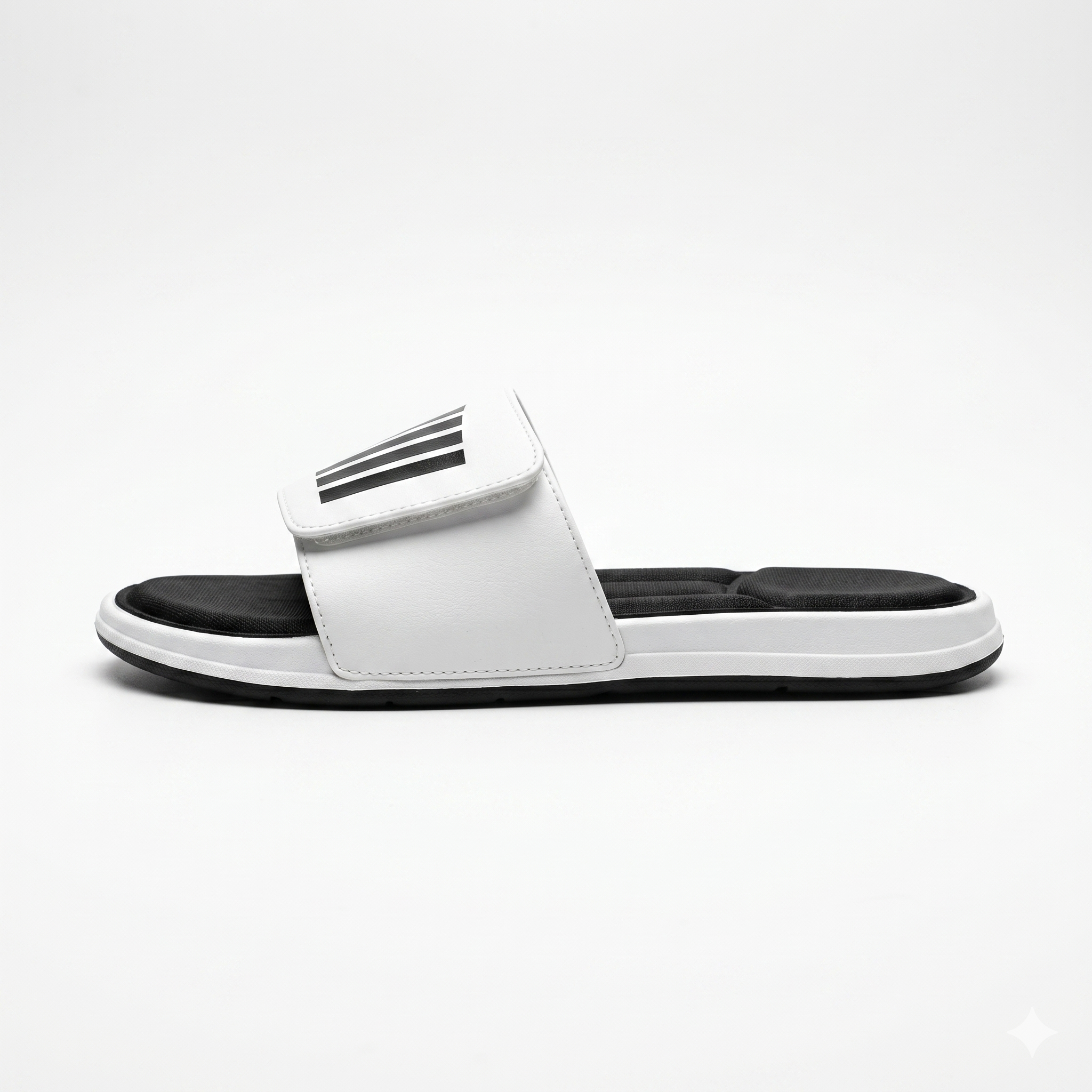 Slipper Man Trend Summer Slides White