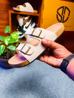 Birkenstock Arizona Suede Off White OEM Grade