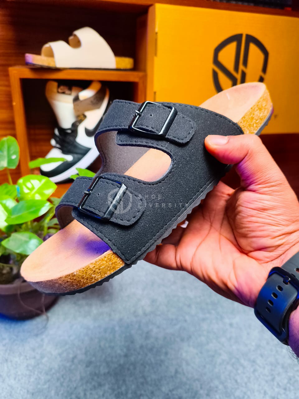 Birkenstock Arizona Suede Black OEM Grade