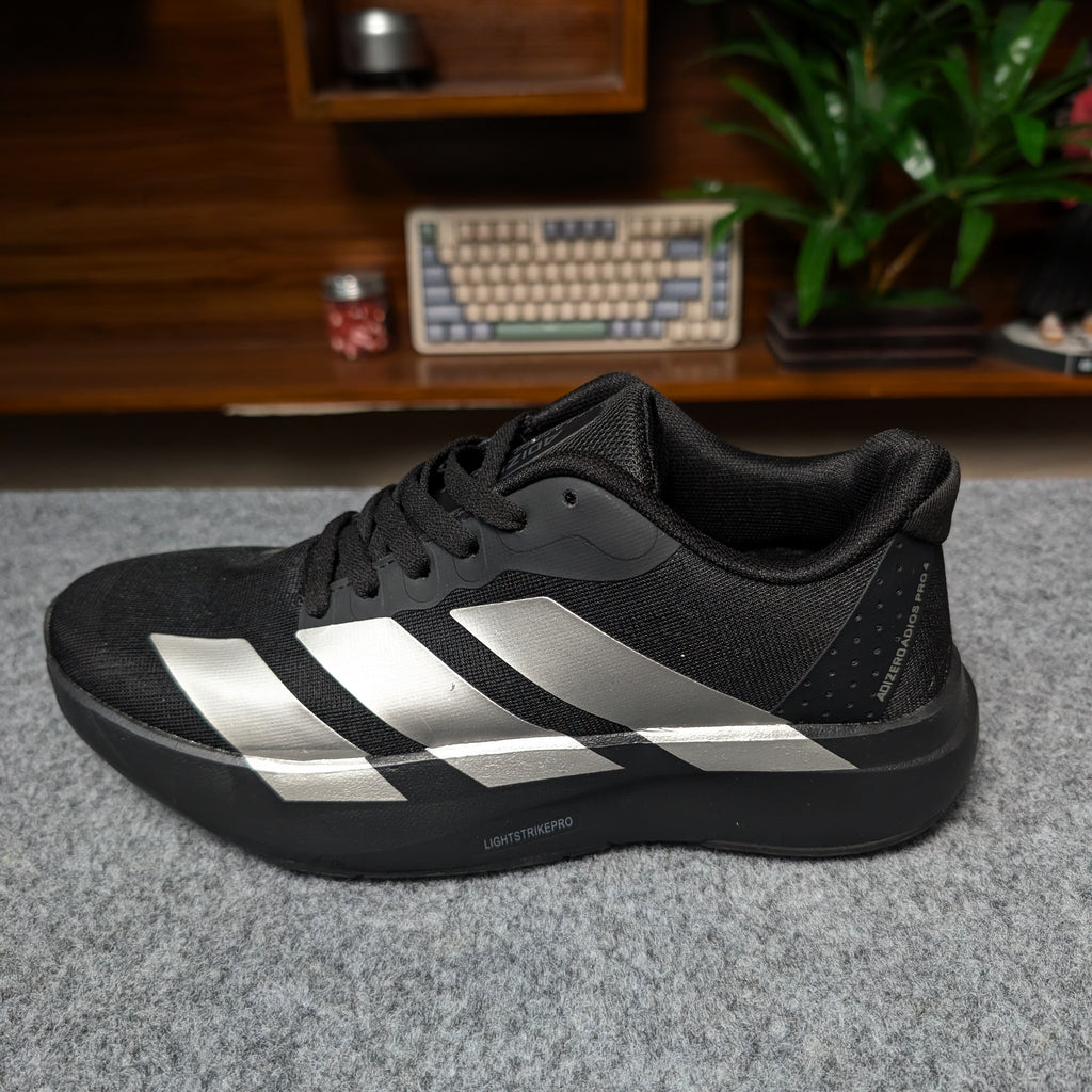 Adizero Adios Pro 4 Core Black Iron Metallic OEM grade