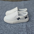 Butterfly Charm White Slip-On Shoes